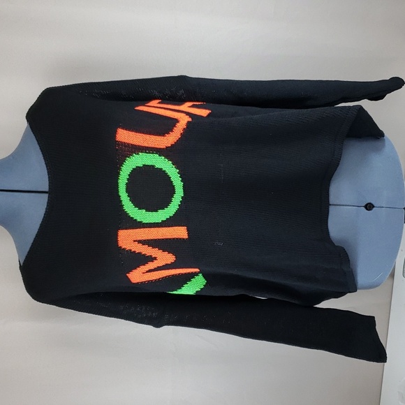 NWT Oversized Black AMOUR Italian chic Sweater sz 1X - Picture 3 of 9